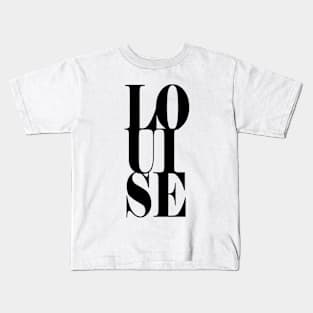 Louise Girls Name Bold Font Kids T-Shirt